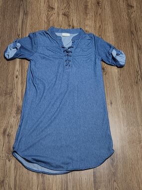 Bobbie Brooks Blue Chambray Shirt